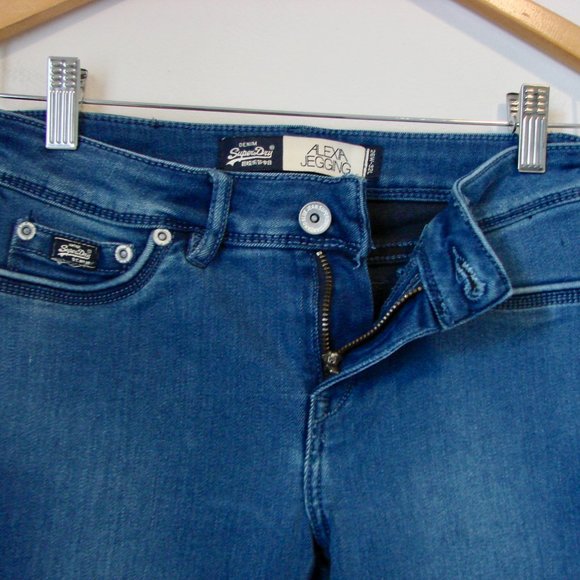 Superdry Alexia Jeggings Jeans High Waist Stretch Skinny Jeans Size 26 - Picture 9 of 16